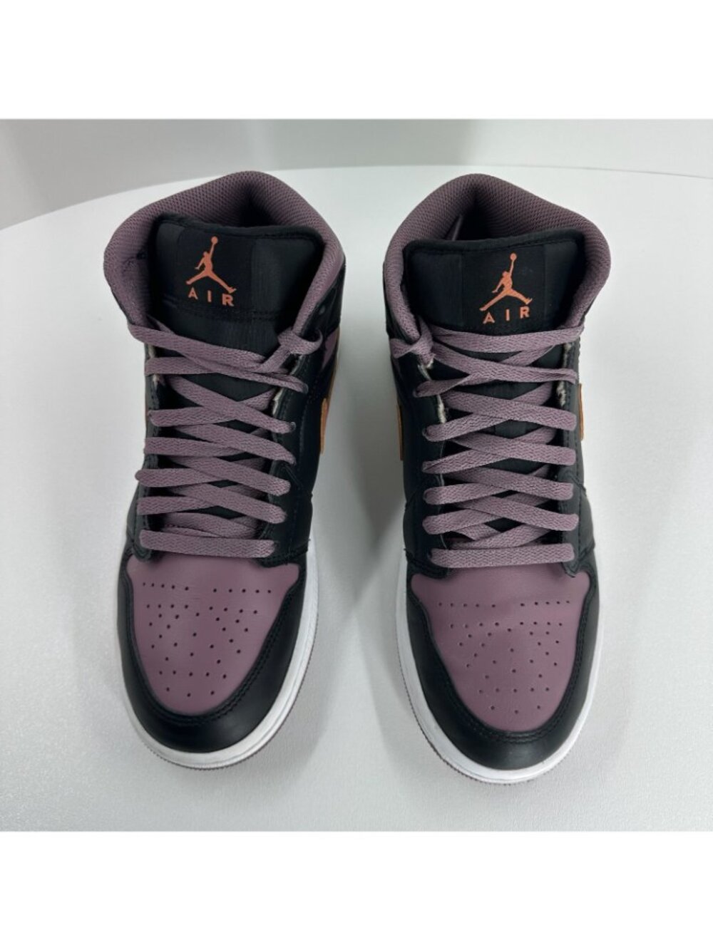 Nike Air Jordan 1 Mid Top SE FB9911-008 Sneakers Mens US 8.5 Black Sky J Mauve - Picture 8 of 12